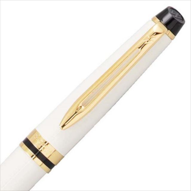 WATERMAN Expert Essential Ivory GT 2093769 ballpoint pen with gold trim and ivory barrel