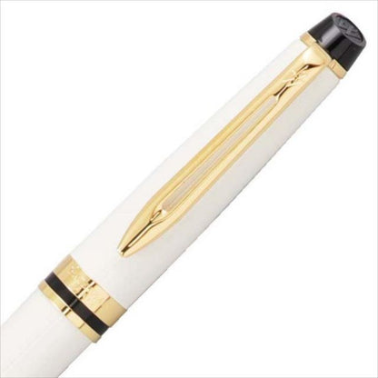 WATERMAN Expert Essential Ivory GT 2093769 ballpoint pen with gold trim and ivory barrel