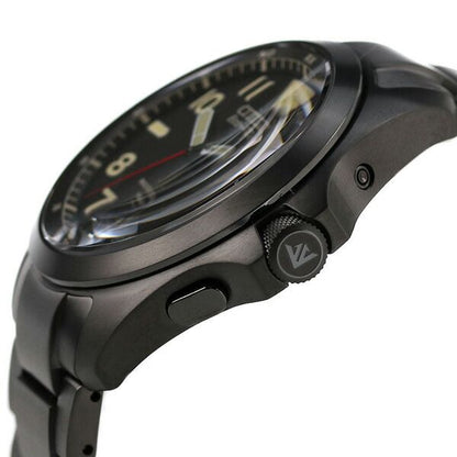Citizen Promaster Land Eco-Drive radio-controlled watch AT6085-50E with black dial and super titanium black band