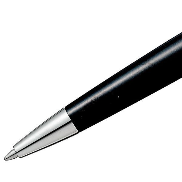 WATERMAN Paris Metropolitan Essential Black ballpoint pen with chrome trim and black barrel