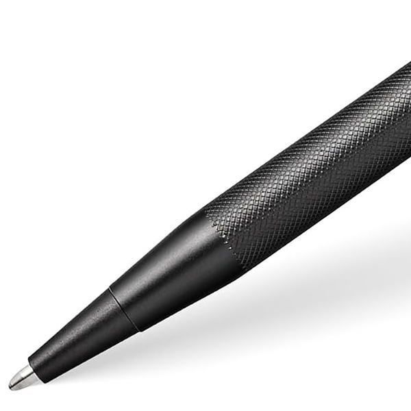 CROSS Classic Century Midnight Black oil-based ballpoint pen with brass body and sandblasted finish