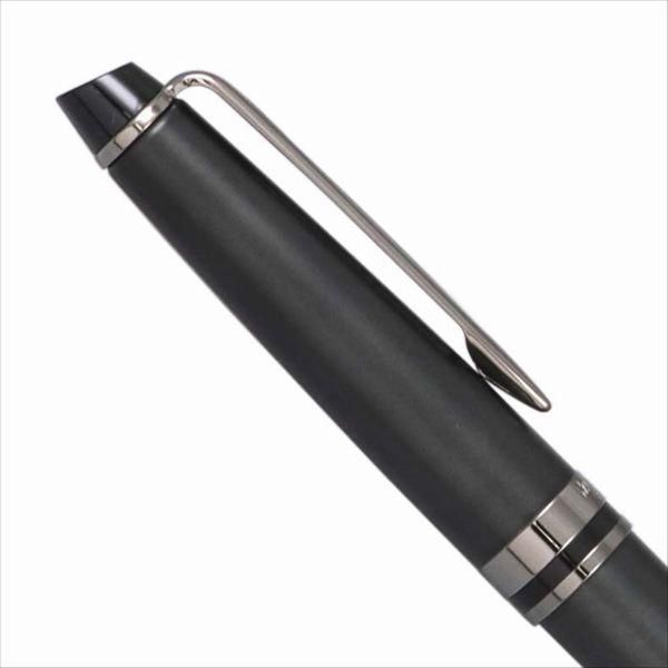 Waterman Expert Mechanical Pen Metallic Black RT 2119267 with silver accents and a sleek finish