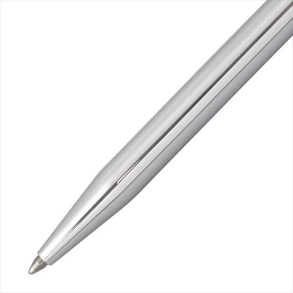 CROSS Ballpoint Pen Click Chrome AT0622S-101 with brass body and chrome plating in blister pack