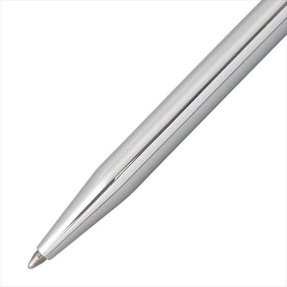 CROSS Ballpoint Pen Click Chrome AT0622S-101 with brass body and chrome plating in blister pack
