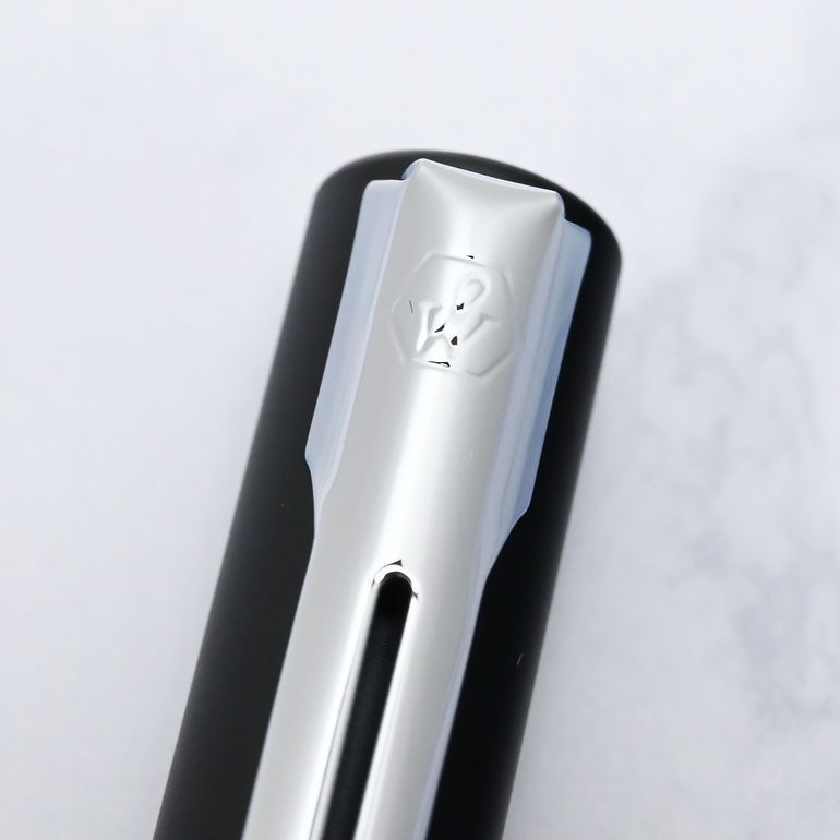 Waterman Alure black ballpoint pen with push-type mechanism and original box