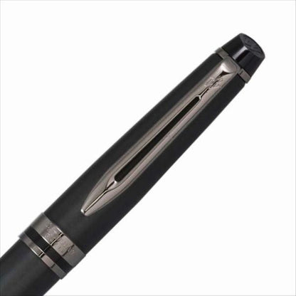 Waterman Expert Mechanical Pen Metallic Black RT 2119267 with silver accents and a sleek finish
