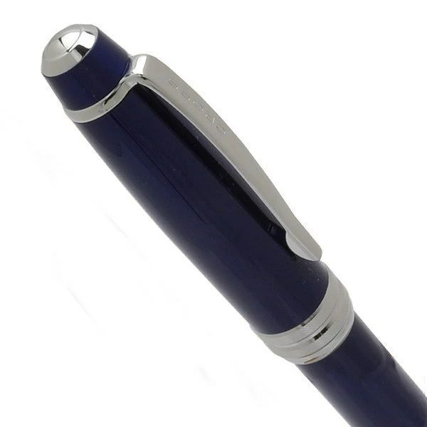 Cross Bailey Mechanical Ballpoint Pen with twist mechanism in black, 136mm length, 14mm diameter