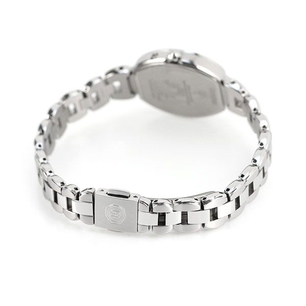 Citizen Ladies Eco-Drive Radio-Controlled Watch ES9480-56W with white shell dial and silver titanium band