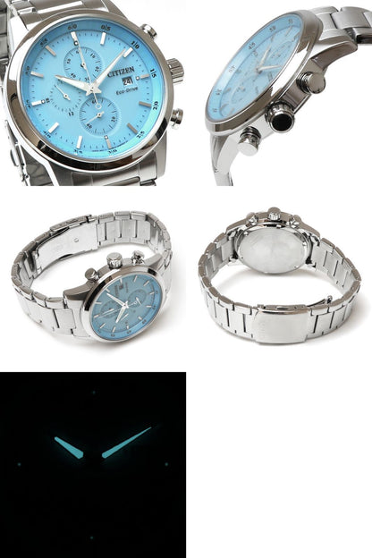 Citizen Eco-Drive CA0748 men's wristwatch with 42mm stainless steel case and adjustable stainless steel band