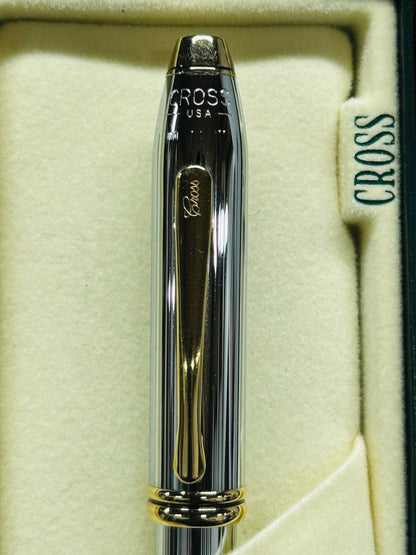 Antique CROSS Townsend Medalist ballpoint pen in beautiful condition shown on white background