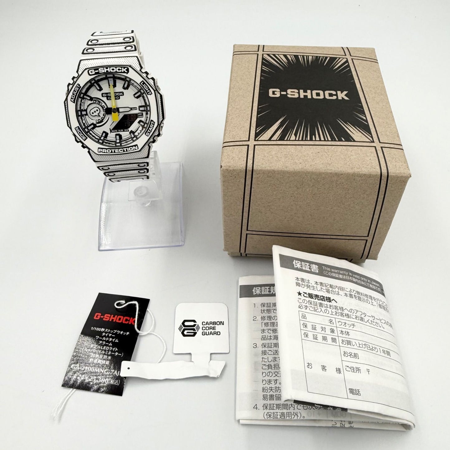 CASIO GA-2100MNG-7AJR Quartz Men's Watch — Japanese