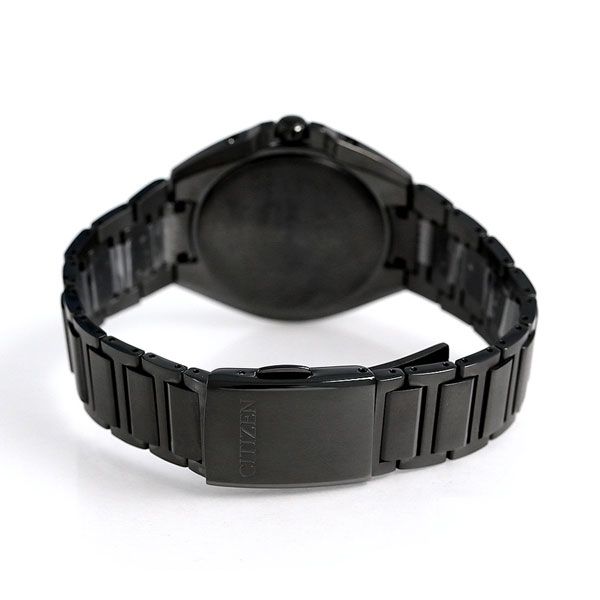 Citizen ATESSA men's watch CB3015-53E with black dial and dark gray super titanium band
