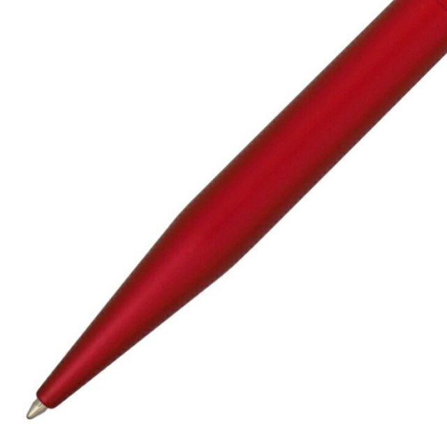 CROSS CrossTech 2 AT0652-8 metallic red ballpoint pen with stylus featuring brass barrel and stainless steel clip