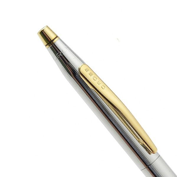CROSS Classic Century Medalist oil-based ballpoint pen 3302 in black with silver accents