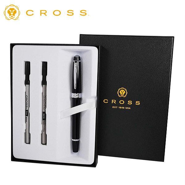 Limited Edition CROSS Bailey Light Black ballpoint pen with twist mechanism and glossy resin barrel