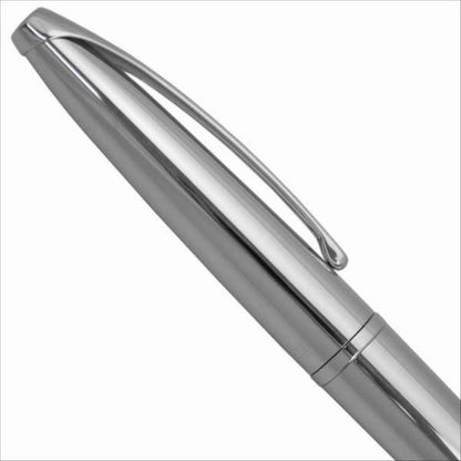 Cross ATX SelecTip roller ball pen in pure chrome with original box and refill set