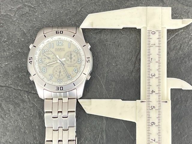 CASIO OVW-600 Solar Men's Watch — Japanese