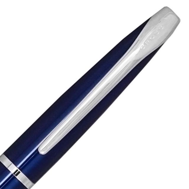 CROSS Translucent Blue Lacquer Select Tip Rollerball Pen Set with gift box and refill