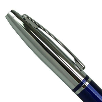 Kuro CROSS Karei Blue ballpoint pen AT0112-3 with twist mechanism, 134mm length, 12mm diameter