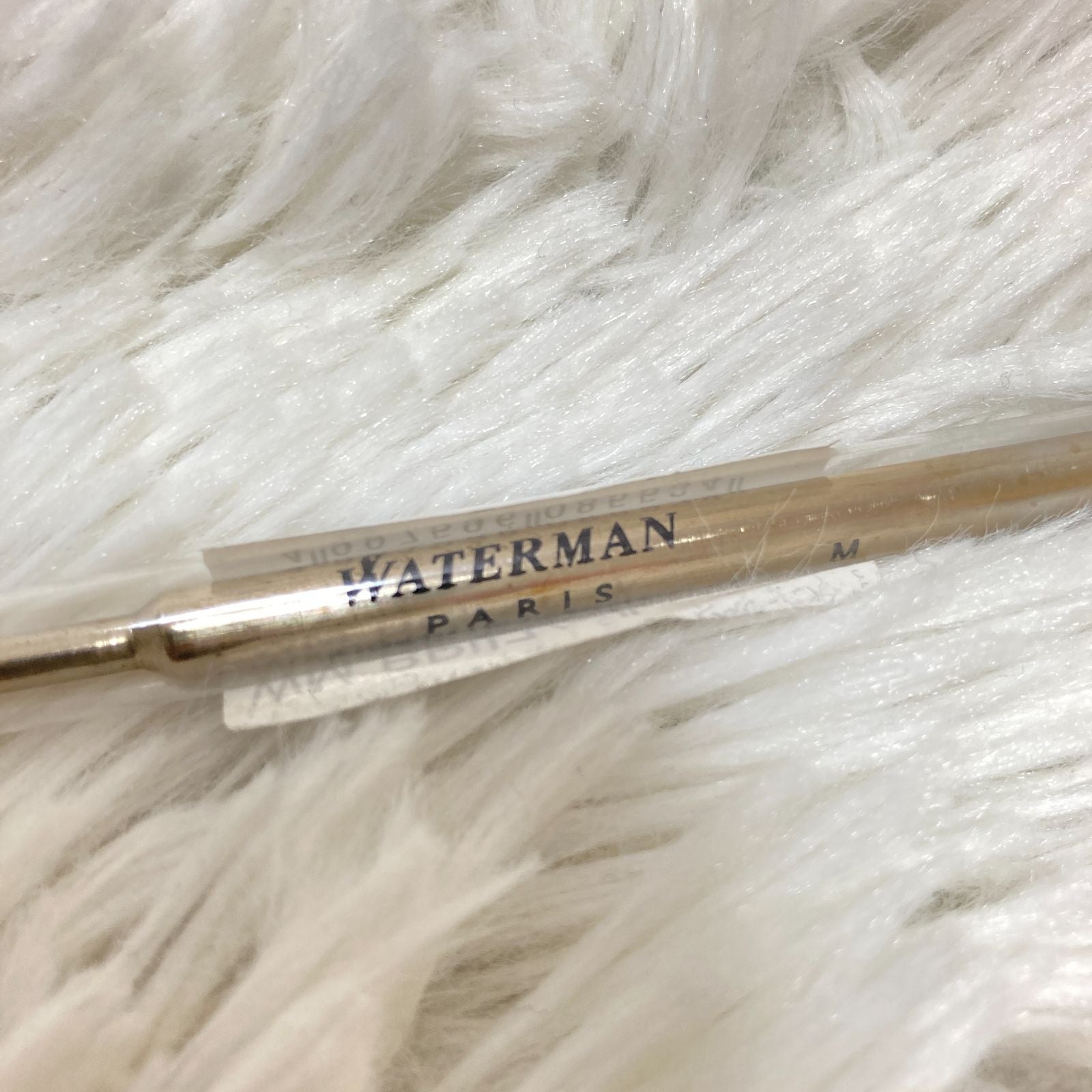 Set of 6 Waterman ballpoint pen refills in blue ink for standard ballpoint pens