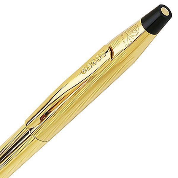 Kuro Cross Classic Century Gold PVD ballpoint pen NAT0083-157 shown with gold finish and slim design