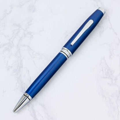 CROSS Coventry ballpoint pen in black lacquer with rotating mechanism and genuine box