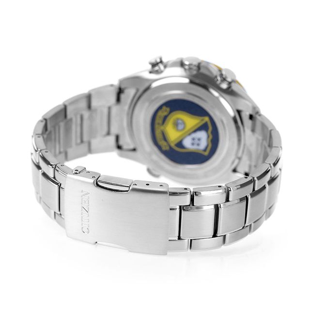 Citizen men's wristwatch AT8020-54L ProMaster Sky H800 Blue Angels model with blue dial and silver band
