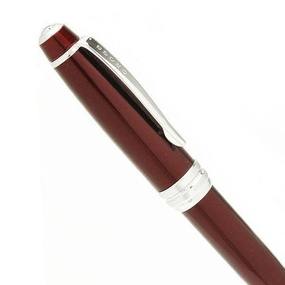 Cross Bailey Red AT0452-8 ballpoint pen with red barrel and twist action mechanism