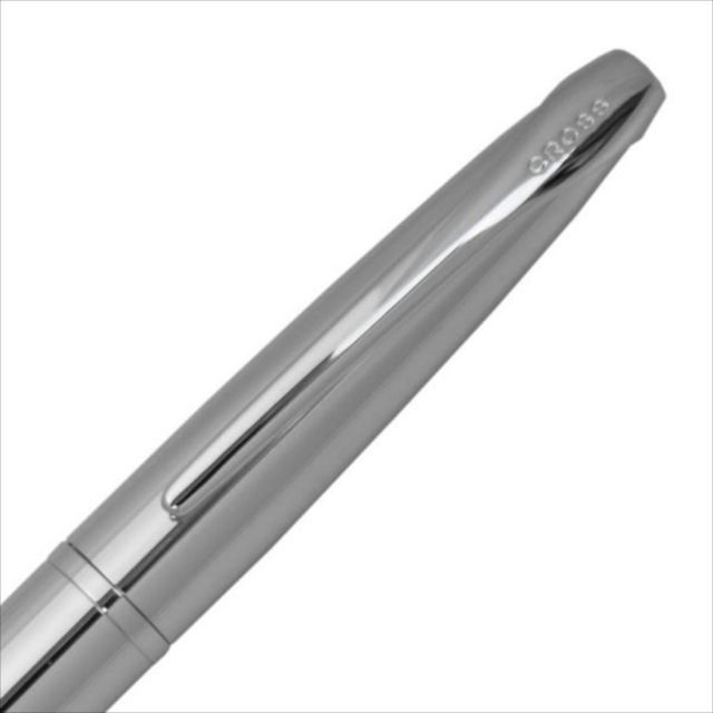 Cross ATX885-2 Pure Chrome Selector Tip Rollerball Pen with gift box and refill set
