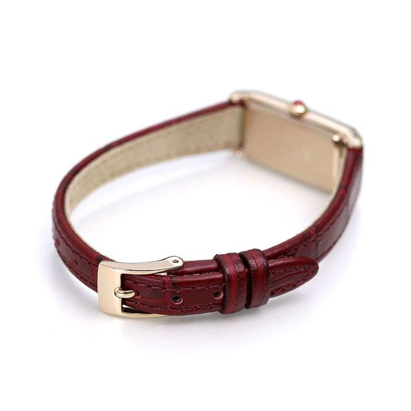 Citizen Kii EG7043-09W ladies wristwatch with red dial red band and gold-plated stainless steel case
