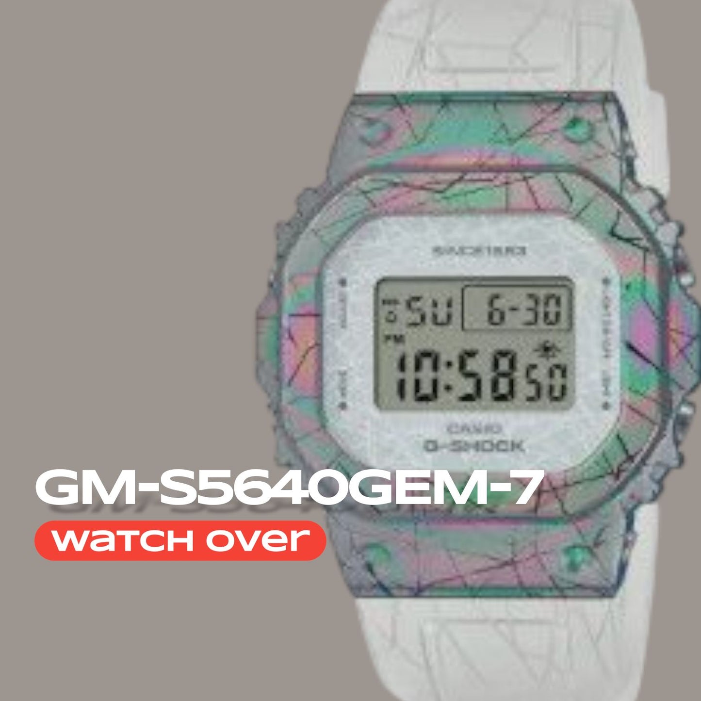 CASIO GM-S5640GEM-7DR Digital Men's Watch — Japanese
