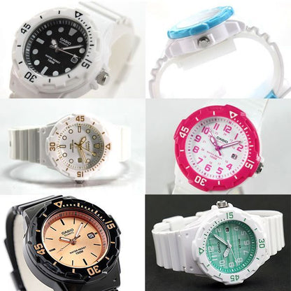 Casio - LRW-200H-2B Watch for Women with Date and Rotating Bezel — Japan Import