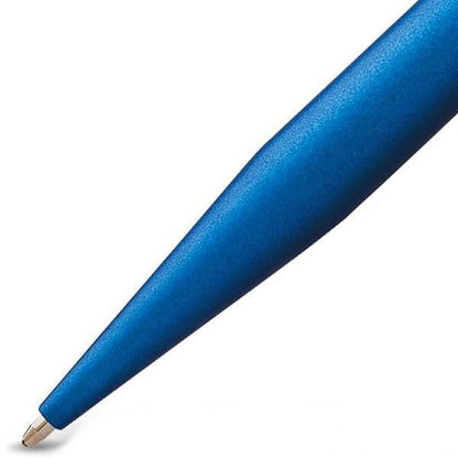 Cross Ballpoint Pen Tech Two in Metallic Blue with Stylus, 136mm length, 11mm diameter