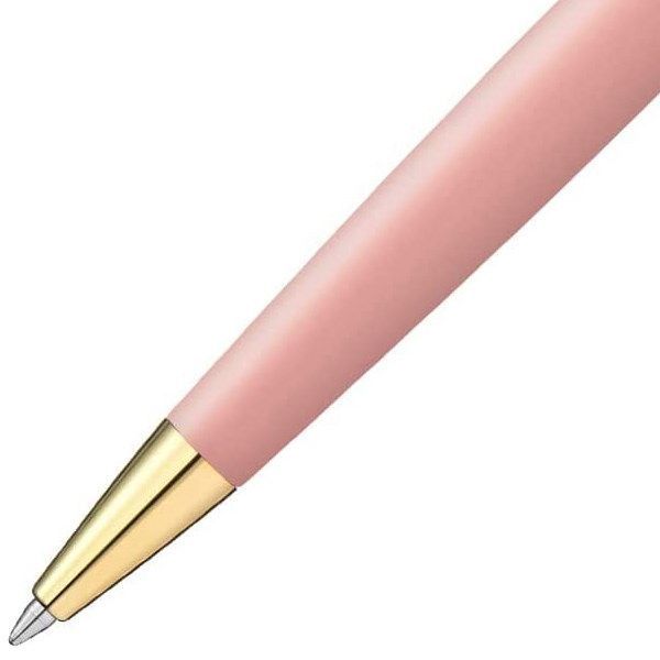 Waterman Metropolitan Essential Pink GT oil-based ballpoint pen with black fine refill and twist mechanism