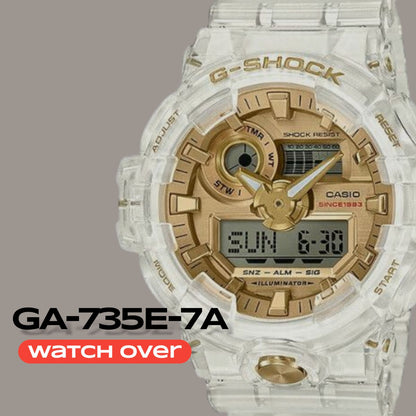 CASIO GA-735E-7A Digital Men's Watch — Japanese