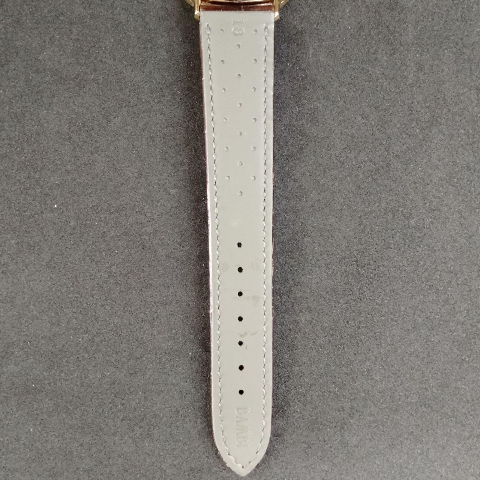 Citizen Dress Watch DR-70 with gold stainless steel case and original crocodile leather band