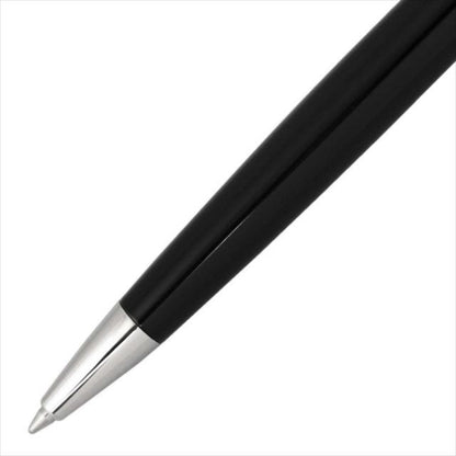 WATERMAN Metropolitan Essential Black CT ballpoint pen with deep black lacquer and nickel palladium trim