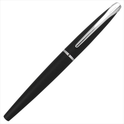 Cross ATX885-3 black ballpoint pen with select tip roller ball, gift box, and two refills displayed
