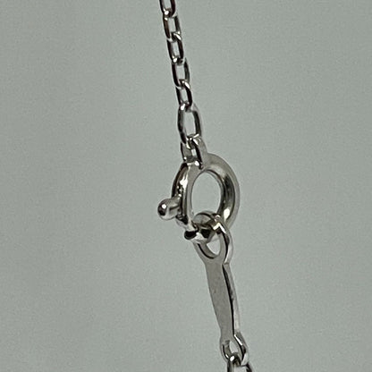 MIKIMOTO pearl necklace with 5mm Akoya pearls, 40cm white gold chain, and diamond pendant