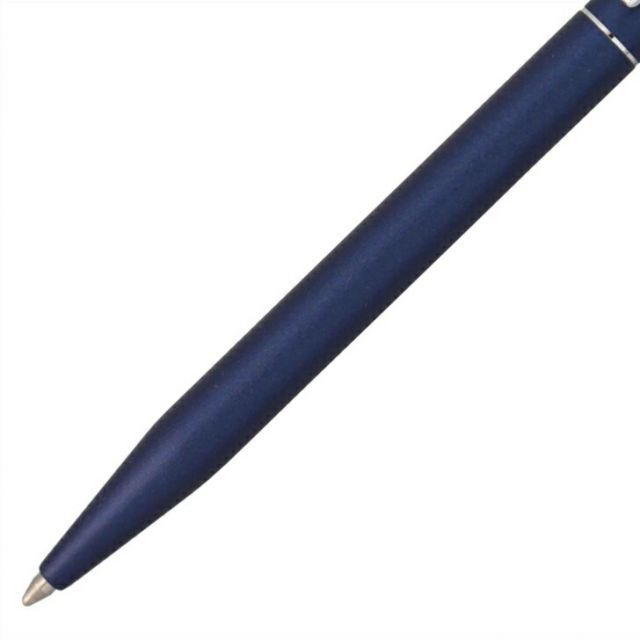 CROSS Click AT0622-121 Midnight Blue Ballpoint Pen with brass body and stainless steel clip in included box