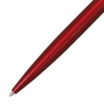 Waterman Metropolitan Essential Satin Red CT ballpoint pen with silver accents, 135 mm length
