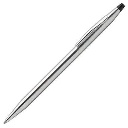 Cross Classic Century Chrome ballpoint pen 3502 with silver barrel and black ink refill