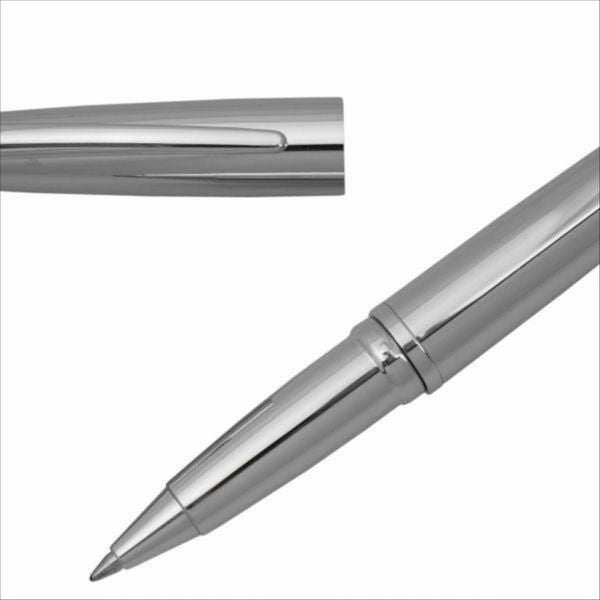 Cross ATX SelecTip roller ball pen in pure chrome with original box and refill set