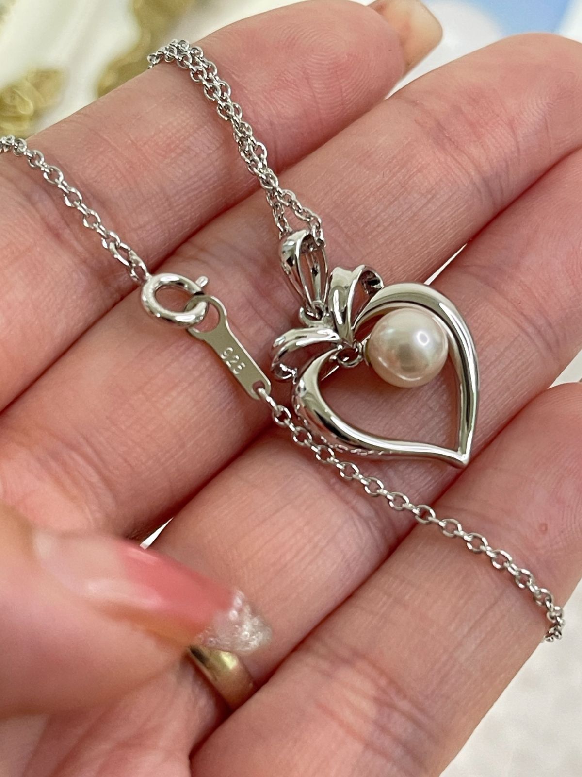 MIKIMOTO silver necklace 3.5g weight 6.3mm width 40cm length model 2MW77630028-057