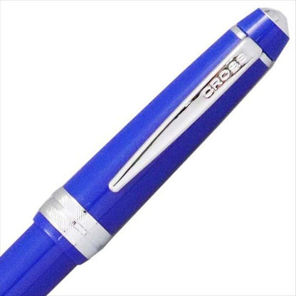 Limited Quantity CROSS Bailey Light Blue ballpoint pen gift set with glossy resin barrel and chrome plated clip