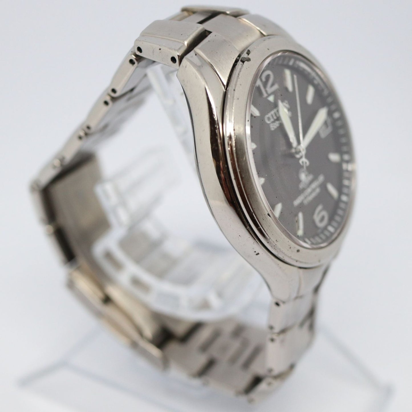 Citizen Attesa H410-T003788 Eco Drive radio signal reception watch with titanium case and bracelet