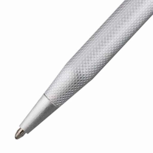 Cross Classic Century ballpoint pen NAT0082-124 with brushed chrome body and black polished clip