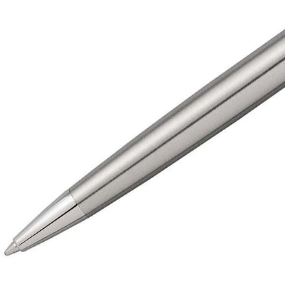 Waterman Metropolitan Essential stainless steel oil-based ballpoint pen with silver finish