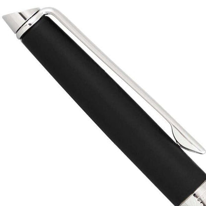 WATERMAN Paris Metropolitan Essential Black ballpoint pen with chrome trim and black barrel