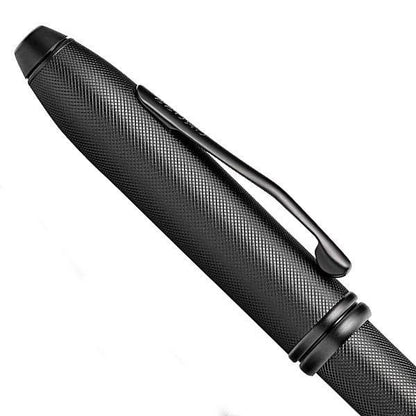 CROSS Townsend Kuro Midnight Black oil-based ballpoint pen with twist mechanism and black medium refill